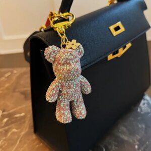 NWT TWINKLE PINK TEDDY LUX PURSE CHARM